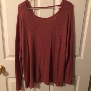 Knit sweater, kind of like a pull over!